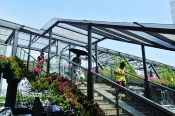 天橋遮陽棚 天橋遮陽棚